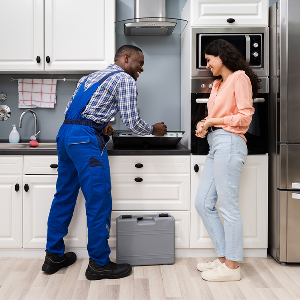 how long does it typically take to complete cooktop repair services in Bluewater